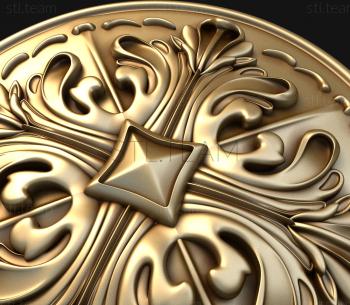 3D model Acanthus on the shield (STL)